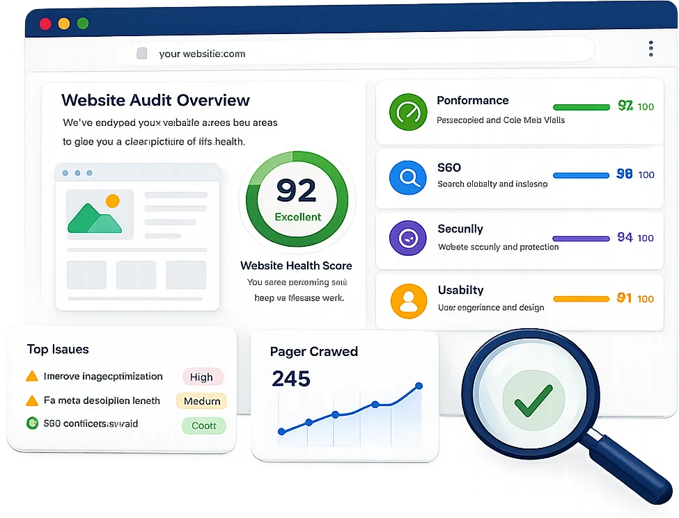 websiite audit overview